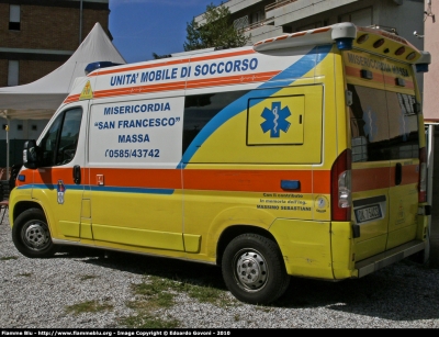 Fiat Ducato X250 serie
Misericordia "San Francesco" Massa
Allestita Orion
Parole chiave: Fiat Ducato_X250 118_Massa Ambulanza