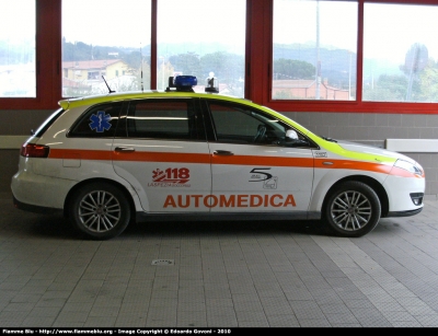 Fiat Nuova Croma II serie
118 Spezia Soccorso
ASL 5 Spezzino, postazione di Sarzana
Delta 2 - 5982
*Dismessa*
Parole chiave: Fiat Nuova_Croma_IIserie Automedica