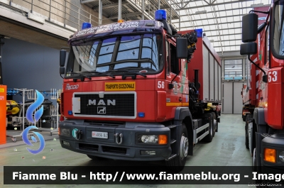 Man F2000 26.463
Vigili del Fuoco
Corpo Permanente di Bolzano
Berufsfeuerwehr Bozen
Autocarro con impianto scarrabile e gru
VF 056 BZ
Parole chiave: Man F2000_26.463 VF056BZ