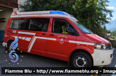 Volkswagen Transporter T5 restyle
Vigili del Fuoco
Distretto della Val Di Sole
Corpo Volontario di Pejo (TN)
Allestimento Rosenbauer
VF 6K6 TN
Parole chiave: Volkswagen Transporter_T5_restyle VF6K6TN