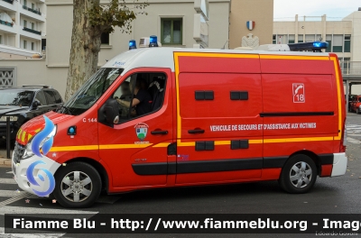 Renault Master IV serie
France - Francia
Sapeur Pompiers SDIS 06 Alpes Maritimes
GT Sud - C144
Allestimento Picot di Gruau 
Parole chiave: Renault Master_IVserie Ambulanza