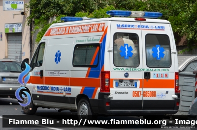 Fiat Ducato III serie
Misericordia nel comune di Lari (PI)
Allestita Special Car
Parole chiave: Fiat Ducato_IIIserie Ambulanza