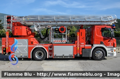 Scania P320 II serie
Vigili del Fuoco
Unione Distrettuale della Vallagarina
Ospitata dal corpo di Mori (TN)
Piattaforma aerea B34 da 34 metri allestimento Rosenbauer
VF 2L1 TN
Parole chiave: Scania P320_IIserie VF2L1TN