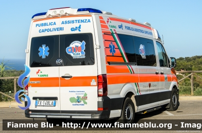 Volkswagen Crafter II serie
Pubblica Assistenza Capoliveri (LI)
Allestita Ambitalia - Qtx
Parole chiave: Volkswagen Crafter_IIserie Ambulanza