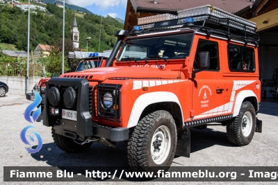 Land-Rover Defender 90
Vigili del Fuoco
Unione distrettuale della Valsugana e Tesino
Corpo Volontario di Scurelle (TN)
VF 6D0 TN
Parole chiave: Land-Rover Defender_90 VF6D0TN