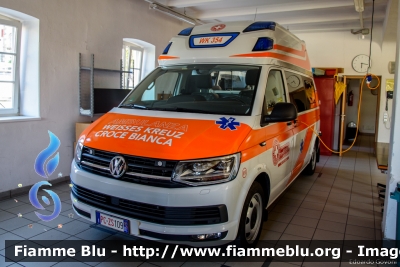 Volkswagen Transporter T6
Croce Bianca Oltradige (BZ)
Weises Kreuz Überetsch
Allestita Ambulanz Mobile - Hornis Spaceline
WK 354 - 815
PC ZS 109
Parole chiave: Volkswagen Transporter_T6 Ambulanza PCZS109