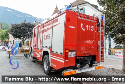 Man LE14.280
Vigili del Fuoco
Unione Distrettuale Bolzano 
Bezirksverband Bozen
Corpo Volontario di San Michele Appiano
Freiwillige Feuerwehr Saint Michael Eppan 
Allestimento Rosenbauer
VF 231 BZ
Parole chiave: Man LE14.280 VF231BZ