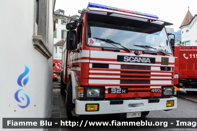 Scania 92H450
Vigili del Fuoco
Unione Distrettuale Bolzano 
Bezirksverband Bozen
Corpo Volontario di San Michele Appiano
Freiwillige Feuerwehr Saint Michael Eppan 
Allestimento Baribbi
VF 0MM BZ
Parole chiave: Scania 92H450 VF0MMBZ