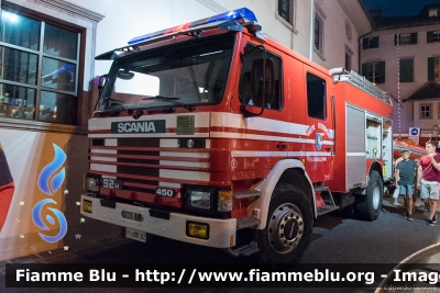 Scania 92H450
Vigili del Fuoco
Unione Distrettuale Bolzano 
Bezirksverband Bozen
Corpo Volontario di San Michele Appiano
Freiwillige Feuerwehr Saint Michael Eppan 
Allestimento Baribbi
VF 0MM BZ
Parole chiave: Scania 92H450 VF0MMBZ