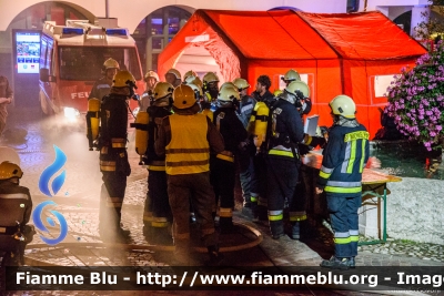 Esercitazione
Vigili del Fuoco
Unione Distrettuale Bolzano 
Bezirksverband Bozen
Corpo Volontario di San Michele Appiano
Freiwillige Feuerwehr Saint Michael Eppan 
