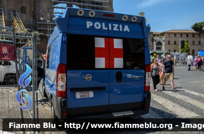 Fiat Ducato X250
Polizia di Stato
Servizio Sanitario
Allestita Boneschi
POLIZIA H8835
Parole chiave: Fiat Ducato_X250 POLIZIAH8835 Ambulanza Festa_della_Repubblica_2015