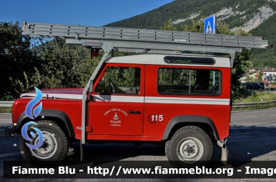 Land-Rover Defender 90
Vigili del Fuoco
Unione distrettuale di Mezzolombardo
Corpo Volontario di Cavedago (TN)
VF H85 TN
Parole chiave: Land-Rover Defender_90 VFH85TN