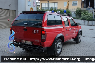 Nissan Navara I serie
Vigili del Fuoco
Unione distrettuale di Mezzolombardo
Corpo Volontario di Fai della Paganella (TN)
VF F81 TN
Parole chiave: Nissan Navara_Iserie VFF81TN