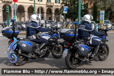 Suzuki VStorm 650
Polizia Municipale La Spezia
Allestita Bertazzoni
Codice Mezzo: M03 e M04
POLIZIA LOCALE YA 04381
POLIZIA LOCALE YA 04380
Parole chiave: Suzuki VStorm_650 POLIZIALOCALEYA04381 POLIZIALOCALEYA04380