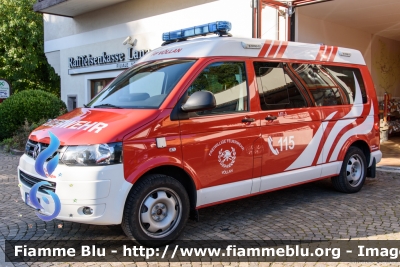 Volkswagen Transporter T5 restyle
Vigili del Fuoco
Unione Distrettuale Merano - Bezirksverband Meran
Corpo Volontario di Foiana - Freiwillige Feuerwehr Vollan (BZ)
Allestimento Kofler
VF FW 33L
Parole chiave: Volkswagen Transporter_T5_restyle VFFW33L