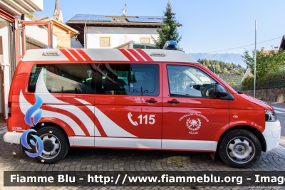 Volkswagen Transporter T5 restyle
Vigili del Fuoco
Unione Distrettuale Merano - Bezirksverband Meran
Corpo Volontario di Foiana - Freiwillige Feuerwehr Vollan (BZ)
Allestimento Kofler
VF FW 33L
Parole chiave: Volkswagen Transporter_T5_restyle VFFW33L