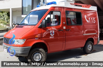 Mercedes-Benz Sprinter 4x4 I serie
Vigili del Fuoco
Unione Distrettuale Merano - Bezirksverband Meran
Corpo Volontario di Marlengo - Freiwillige Feuerwehr Marling (BZ)
VF 0VR BZ
Parole chiave: Mercedes-Benz Sprinter_4x4_Iserie VF 0VR BZ