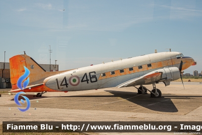 Douglas C-47 "Dakota"
Aeronautica Militare Italiana
Esposto presso l'Aeroporto militare Mario de Bernardi - Pratica di Mare (RM)
14-46
Parole chiave: Douglas C-47