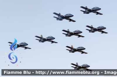 Aermacchi MB339PAN
Aeronautica Militare Italiana
313° Gruppo Addestramento Acrobatico
Stagione esibizioni 2023
Foligno Air Show 2023
Parole chiave: Aermacchi MB339PAN