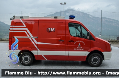 Volkswagen Crafter I serie restyle
Vigili del Fuoco
Distretto di Trento
Corpo Volontario di Romagnano (TN)
VF 1J2 TN
Parole chiave: Volkswagen Crafter_Iserie_restyle VF1J2TN