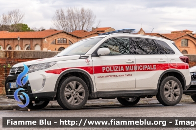 Suzuki Vitara IV serie III restyling
Polizia Municipale Montopoli Val d'Arno (PI)
Unione di Comuni Valdarno Inferiore
Codice Automezzo: 3
Allestimento: Ciabilli
POLIZIA LOCALE YA 666 AR
Parole chiave: Suzuki Vitar_ IVserie_IIIrestyling POLIZIALOCALEYA666AR