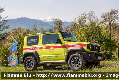 Suzuky Jimmy
Corpo Nazionale Soccorso Alpino e Speleologico
Soccorso Alpino e Speleologico Emilia-Romagna (SAER)
XII Zona
Stazione Alpina Monte CUSNA 
Castelnovo nei Monti (RE)
Parole chiave: Suzuky Jimmy