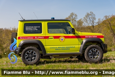 Suzuky Jimmy
Corpo Nazionale Soccorso Alpino e Speleologico
Soccorso Alpino e Speleologico Emilia-Romagna (SAER)
XII Zona
Stazione Alpina Monte CUSNA 
Castelnovo nei Monti (RE)
Parole chiave: Suzuky Jimmy