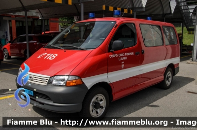 Toyota Hiace 4x4 II serie
Schweiz - Suisse - Svizra - Svizzera
Corpo Civici Pompieri Lugano
Antincendio Boschivo
Parole chiave: Toyota Hiace_4x4_IIserie