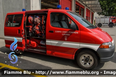 Toyota Hiace 4x4 II serie
Schweiz - Suisse - Svizra - Svizzera
Corpo Civici Pompieri Lugano
Antincendio Boschivo
Parole chiave: Toyota Hiace_4x4_IIserie