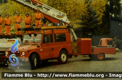 Fiat Campagnola II serie
Vigili del Fuoco
Unione Distrettuale di Fondo
Corpo Volontario di Cagnò (TN)
VF D60 TN
*dismessa*

© Vigili del Fuoco Cagnò (TN)
Parole chiave: Fiat Campagnola_IIserie VFD60TN