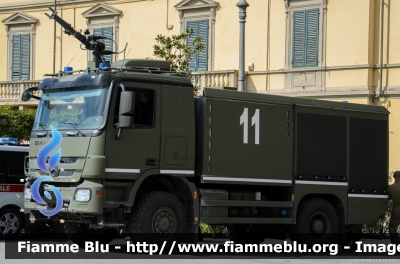 Mercedes-Benz Actros 1844 4x4 III serie
Aereonautica Militare Italiana
46° Brigata Aerea
Servizio Antincendio
Allestimento Bai
AM CM 269
Parole chiave: Mercedes-Benz Actros_1844_4x4_IIIserie AMCM269 XI_Giornata_Protezione_Civile_Pisa_2015