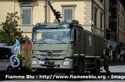 Mercedes-Benz Actros 1844 4x4 III serie
Aereonautica Militare Italiana
46° Brigata Aerea
Servizio Antincendio
Allestimento Bai
AM CM 269
Parole chiave: Mercedes-Benz Actros_1844_4x4_IIIserie AMCM269 XI_Giornata_Protezione_Civile_Pisa_2015