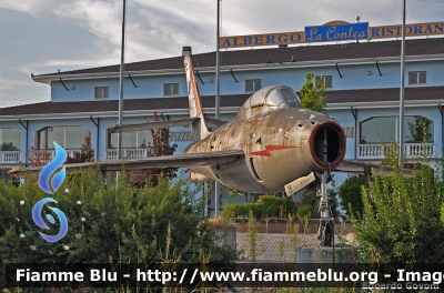 Republic F-84F Thunderstreak
Aeronautica Militare Italiana
3° Stormo
Esposto presso l'albergo "La Contea"
Attualmente chiuso
MM53-6730
Parole chiave: Republic F-84F_Thunderstreak