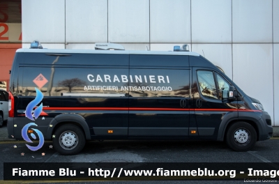 Fiat Ducato X290
Carabinieri
Nucleo Artificieri Antisabotaggio
Allestito Elevox
CC DJ 108
Parole chiave: Fiat Ducato_X290 CCDJ108 Sicurezza_2015