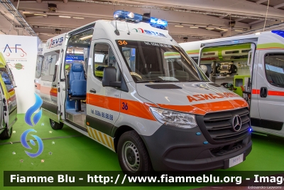 Mercedes-Benz Sprinter IV serie
Società Volontaria di Soccorso Livorno
Allestita Maf
Codice Automezzo: 36
Parole chiave: Mercedes-Benz Sprinter_IVserie Ambulanza Reas_2019