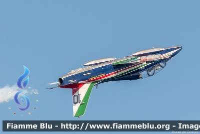 Aermacchi MB339PAN
Aeronautica Militare Italiana
313° Gruppo Addestramento Acrobatico
Stagione esibizioni 2019
Valore Tricolore
Parole chiave: Aermacchi MB339PAN