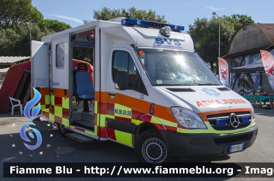 Mercedes-Benz Sprinter III serie
Società Volontaria di Soccorso
Livorno
Allestimento "Cube" di MAF
Parole chiave: Mercedes-Benz Sprinter_IIIserie Ambulanza HEMS_2013