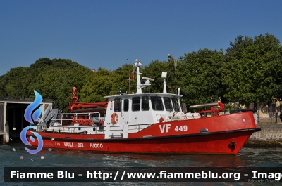 MotoBarcaPompa Classe 400
Vigili del Fuoco
Comando Provinciale di Venezia
Distaccamento Portuale
VF 449
