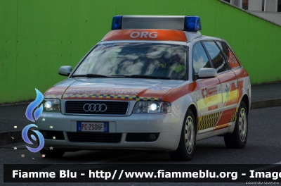 Audi A6 Avant III serie
Croce Bianca Bolzano
Weisses Kreuz Bozen
ORG - Organisatorischer Leiter Rettungsdienst
Responsabile Organizzativo dei Soccorsi
Allestimento Binz
WK 402 - 528
PC ZS 06F
Parole chiave: Audi A6_Avant_IIIserie PCZS06F Civil_Protect_2016