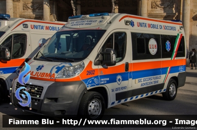 Fiat Ducato X250
Pubblica Assistenza Società Soccorso Pubblico Montecatini Terme (PT)
Allestita Maf
CODICE AUTOMEZZO: 2602 - UMS03
Parole chiave: Fiat Ducato_X250 Ambulanza