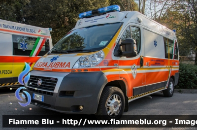 Fiat Ducato X250
Pubblica Assistenza Cecina (LI)
CODICE AUTOMEZZO: 62
Allestita Cevi
Parole chiave: Fiat Ducato_X250 Ambulanza