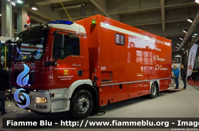 Man TGM 15.290 II serie
Osterreich - Austria
Landesfeuerwehrverband Burgenland - Associazione Vigili del Fuoco del Burgenland
Carro NBCR allestimento Magirus Lohr
Esposto al Civil Protect 2016
Parole chiave: Man TGM_15.290_IIserie