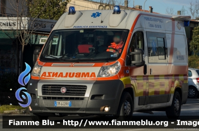 Fiat Ducato X250
Pubblica Assistenza Ravenna
Allestita Orion
Parole chiave: Fiat Ducato_X250 Ambulanza