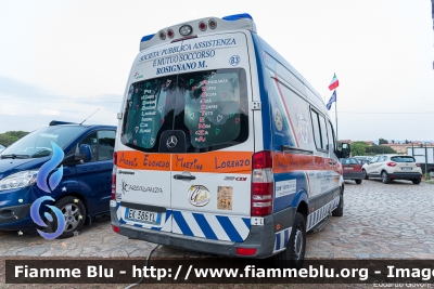 Mercedes-Benz Sprinter III serie
Pubblica Assistenza Rosignano Marittimo ODV (LI)
Allestita MAF
Codice Automezzo: 83
Parole chiave: Mercedes-Benz Sprinter_IIIserie Ambulanza