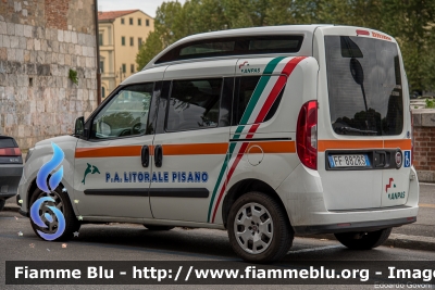 Fiat Doblò IV serie
Pubblica Assistenza Litorale Pisano
Allestita Orion
Codice Automezzo: 88
Parole chiave: Fiat Doblò_IVserie