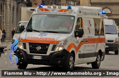 Nissan NV400
Pubblica Assistenza Humanitas Firenze Nord
Allestimento Alessi & Becagli
ALFA 3
Parole chiave: Nissan NV400 Ambulanza