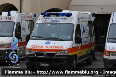 Fiat Ducato III serie
Pubblica Assistenza Cascina (LU)
Allestita Mariani Fratelli
Parole chiave: Fiat Ducato_IIIserie Ambulanza