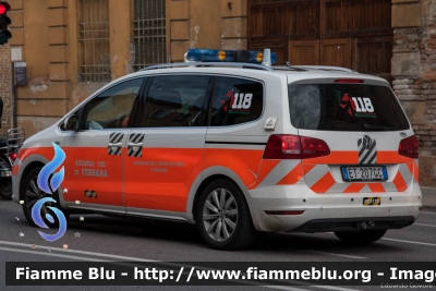 Volkswagen Sharan II serie
118 Ferrara Soccorso
Azienda Ospedaliera Universitaria di Ferrara
Automedica "FE3172"
Allestimento Vision
Parole chiave: Volkswagen Sharan_IIserie Automedica