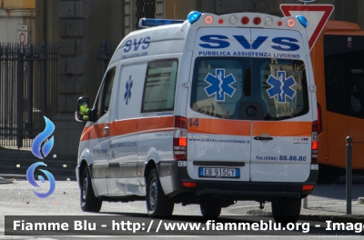 Mercedes-Benz Sprinter III serie
14-Società Volontaria di Soccorso Livorno
Allestita Pegaso Bollanti
Parole chiave: Mercedes-Benz Sprinter_IIIserie Ambulanza