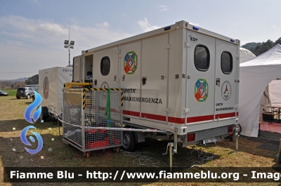 Carrello Trasporto PMA
Protezione Civile
Associazione "Roma Aurelio"
Roma 
Allestito Edy
